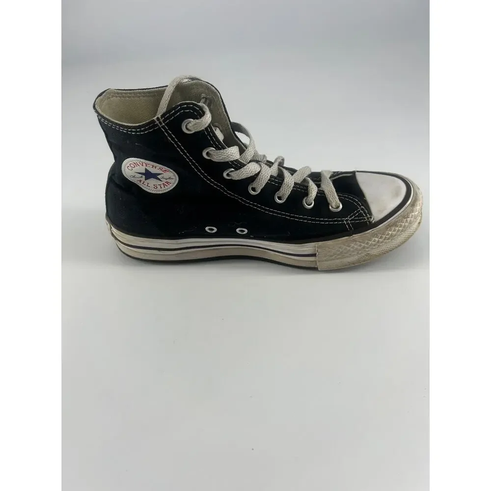 Converse All Star Chucks Kids Youth 5.6 Black White Skater Punk School Sneaker